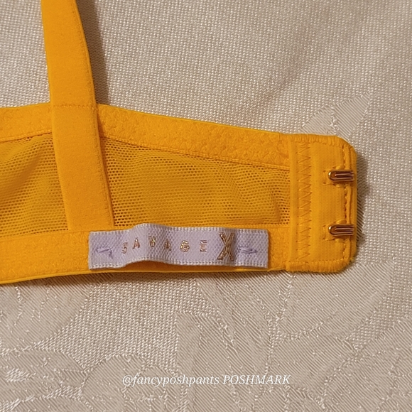 SAUVAGE X FENTY sold out! Mod Poppy embroidered balconette sheer luxury bra top - Picture 17 of 17